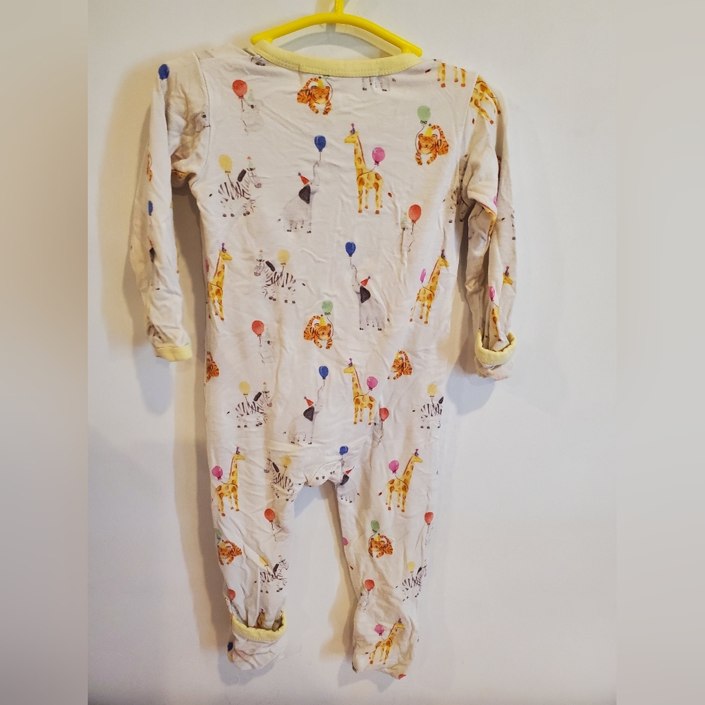 Bambi & Birdie 3-6 Month Animal Print Neutral Sleeper - Picture 3 of 3
